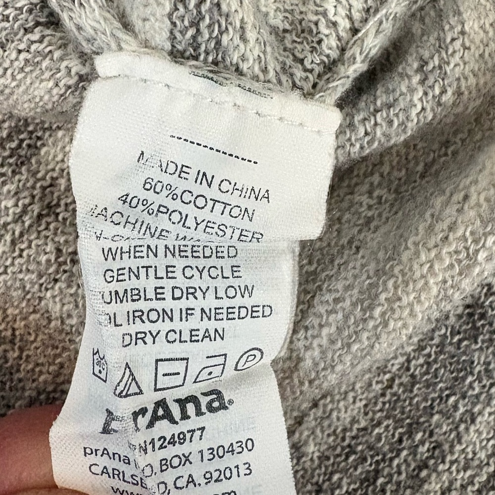 prAna Gemma Space Dye Hooded Sweater - Lightweight Ombré Pullover - Size S - Picture 6 of 8